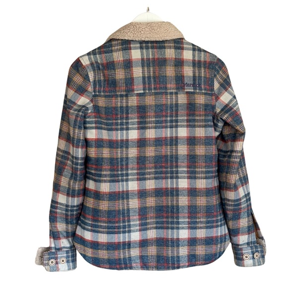 MARMOT Plaid Sherpa Lined Jacket - Picture 2 of 5